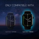 Korean Whitestone UV Apple Watch 7 Series Dome Glass  with UV Light 41mm [2PACK GLASS]