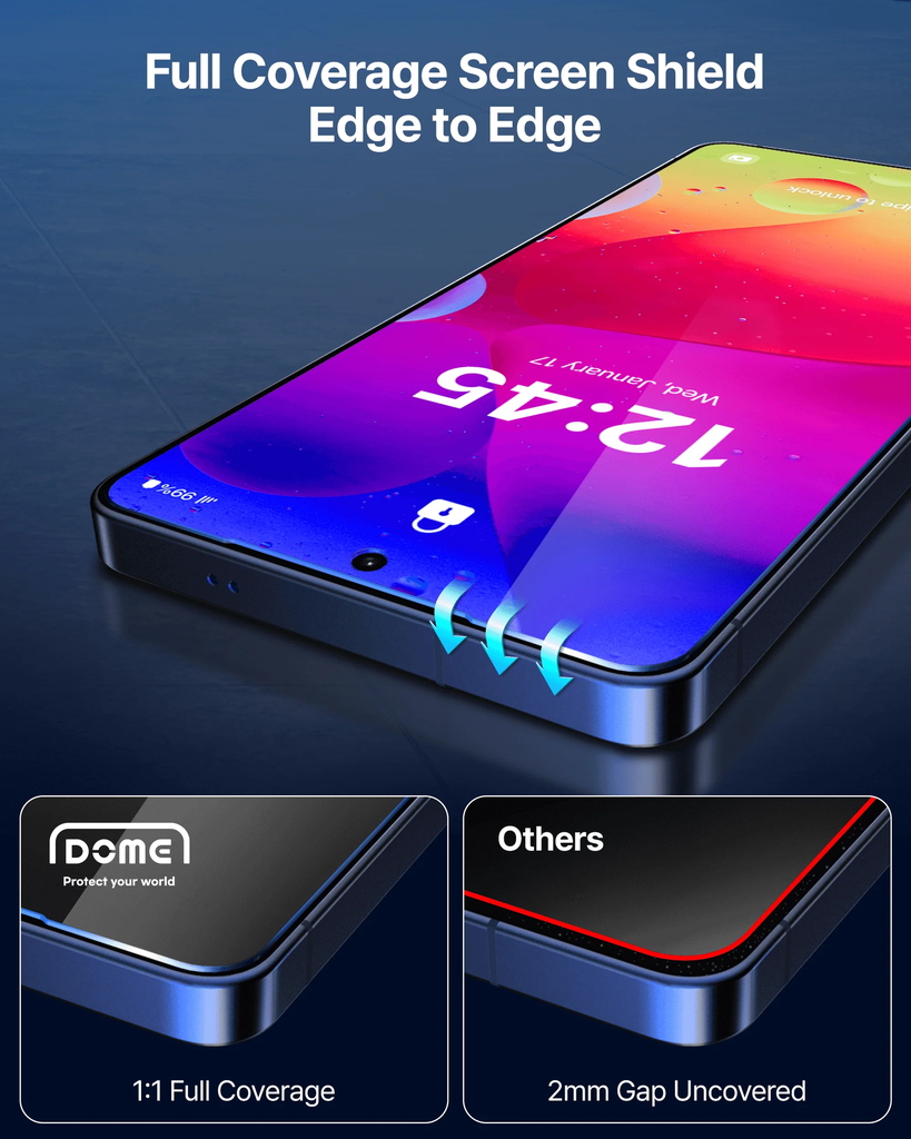 Korean Whitestone UV Dome Glass | Samsung Galaxy S26 Ultra  Screen Protector with UV Light [2 Pack Glass]