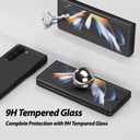Korean Whitestone Dome Samsung Galaxy Z Fold 5 Front Screen Protector with UV Light [2 PACK GLASS]