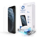 Korean Whitestone UV Dome Glass for iPhone 11 Pro (5.8 inch) Screen Protector with UV Light [1 Pack Glass]